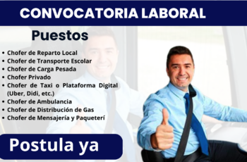 Oportunidades Únicas para Choferes! 8 Puestos Disponibles en Diferentes Áreas